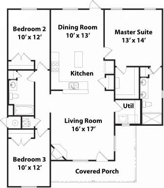 1319 Stradford Floor Plan