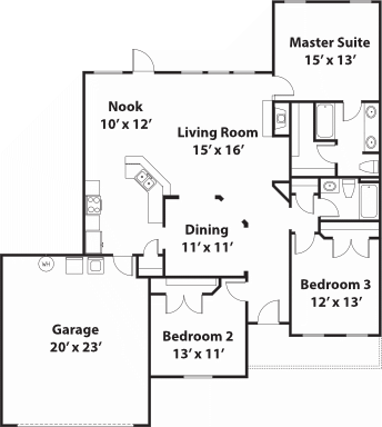 1610 Hampton Floor Plan