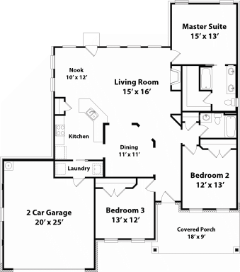 1717 Hampton Floor Plan